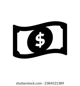 plantilla de diseño de vectores de iconos de dinero simple y limpio