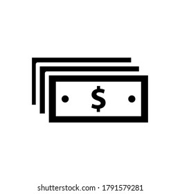 Money icon vector design templates isolated on white background