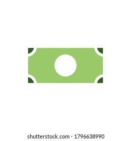 Plantillas de diseño de vectores de iconos de dinero aisladas en fondo blanco