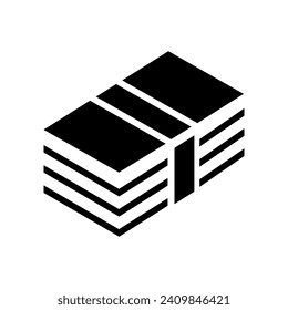 Geldsymbol, Vektorgrafik. Dollar-Illustrationszeichen. Finanzsymbol. Wirtschaftslogo.