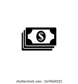 money icon. Vector dollar sign. 