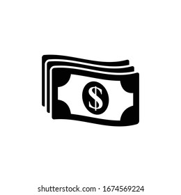 money icon. Vector dollar sign. 