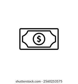 money icon. Vector dollar sign. 