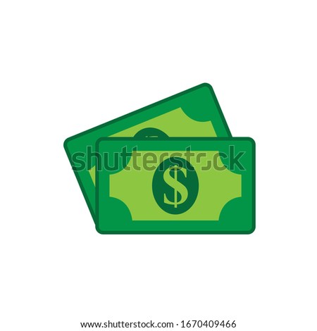 money icon. Vector dollar sign. 