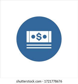 vector de icono de dinero. signo de símbolo dólar