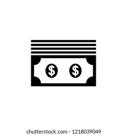Money icon vector editable