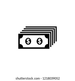 Money icon vector editable