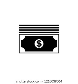 Money icon vector editable