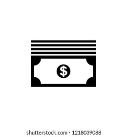Money icon vector editable