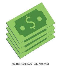 Vector de icono de dinero, eps 10