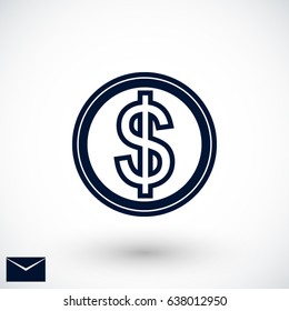 money icon, Vector EPS 10 illustration style