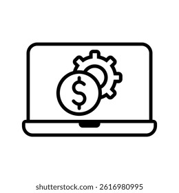 Money icon vector. Finance illustration sign. Dollar symbol. banking or bank logo.