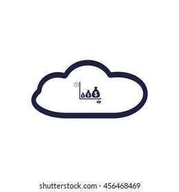 Money Icon, vector, icon flat
