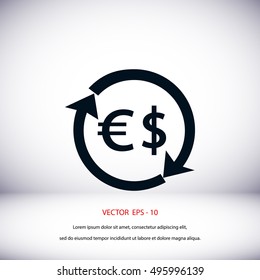 Money icon vector, flat design best vector icon