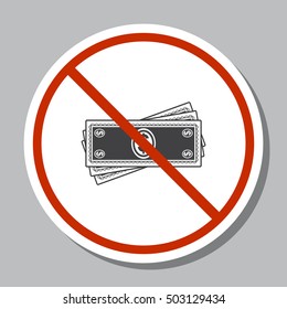 Money Icon Vector flat design style