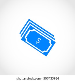 money icon vector, flat design best vector icon