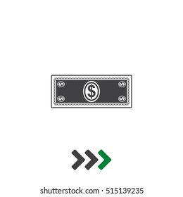 Money Icon Vector flat design style
