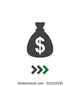 Money Icon Vector flat design style