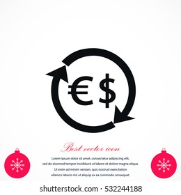 Money icon vector, flat design best vector icon