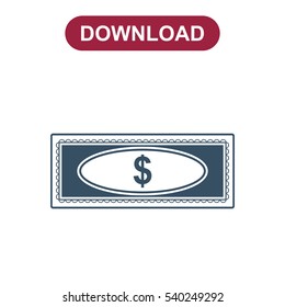 Money Icon Vector flat design style