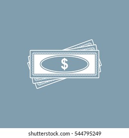 Money Icon Vector flat design style