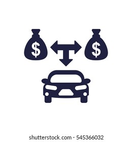 Money Icon Vector flat design style