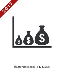 Money Icon Vector flat design style