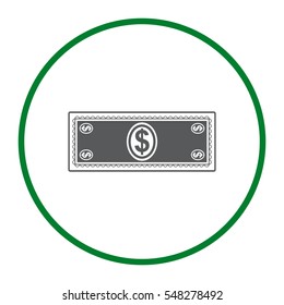 Money Icon Vector flat design style