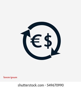Money icon vector, flat design best vector icon