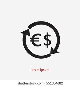 Money icon vector, flat design best vector icon