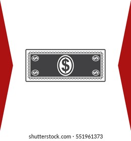 Money Icon Vector flat design style