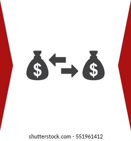 Money Icon Vector flat design style
