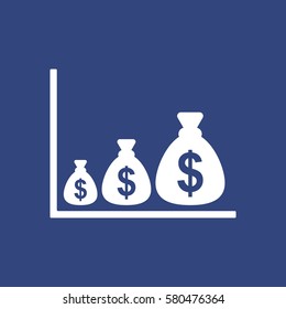 Money Icon Vector flat design style