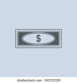 Money Icon Vector flat design style