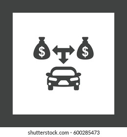 Money Icon Vector flat design style