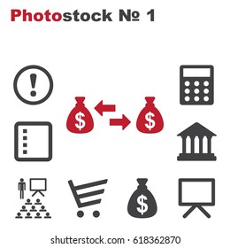 Money Icon Vector flat design style