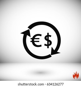 Money icon vector, flat design best vector icon