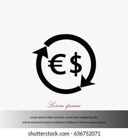 Money icon vector, flat design best vector icon
