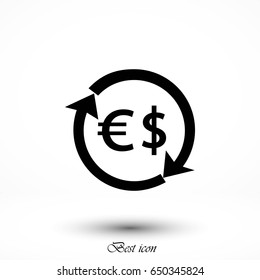 Money icon vector, flat design best vector icon