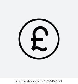 Ilustración de estilo plano vectorial del icono del dinero