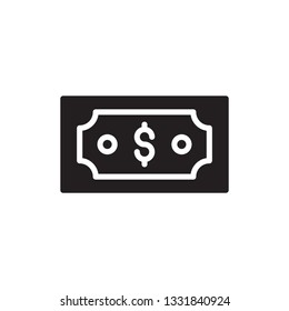 money icon vector glyph design