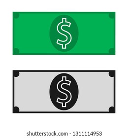 Money icon. Vector illustration