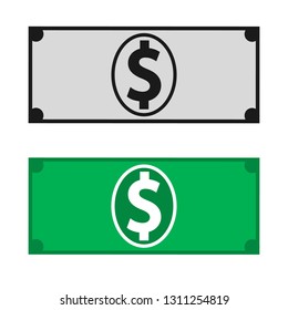 Money icon. Vector illustration
