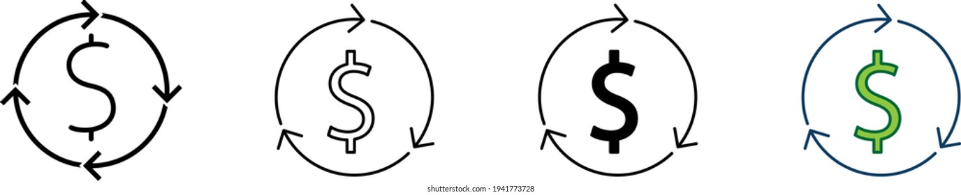 Money icon , vector illustration