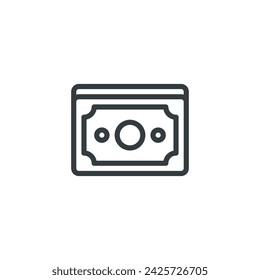 Money icon, Money vector illustration