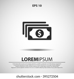 money icon. vector illustration