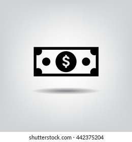 Money icon vector illustration