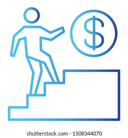 Money Icon, Vector Illustration, Business Outline