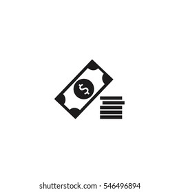 money icon vector illustration, can be used for web and mobile design