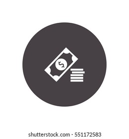 money icon vector illustration, can be used for web and mobile design
